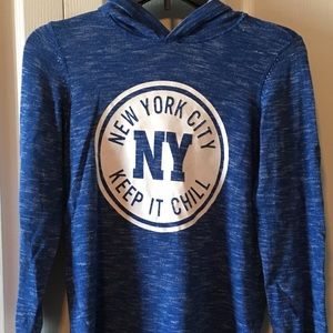 H&M hooded “New York” pull over